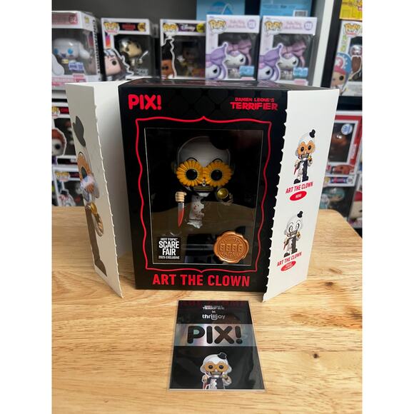 LIMITED EDITION ONLY 8888 PIECES EXC Art Clown Terrifier Thrilljoy Pix Horror LE - Picture 1 of 2
